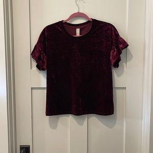 Velvet small shirt